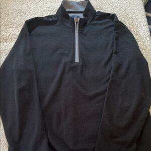 Men's Black Half-Zip Sweater Johnnie-o